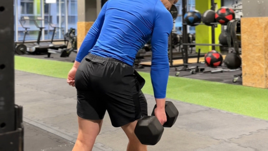 Rdl split stance dumbell